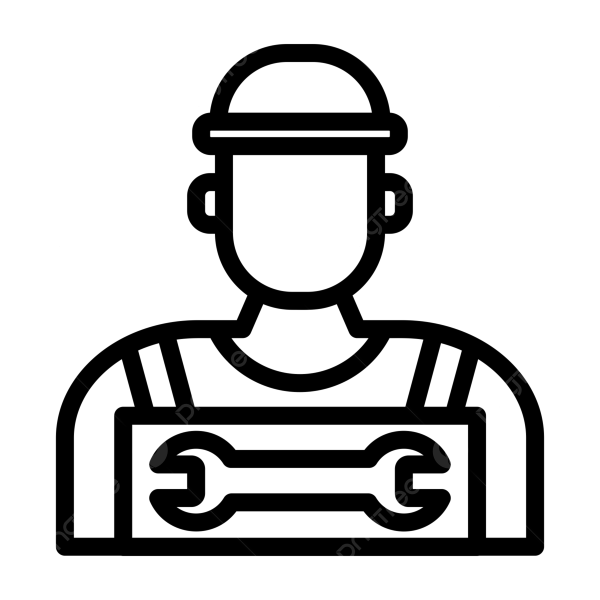 Home pngtree technician line icon png image 9063154